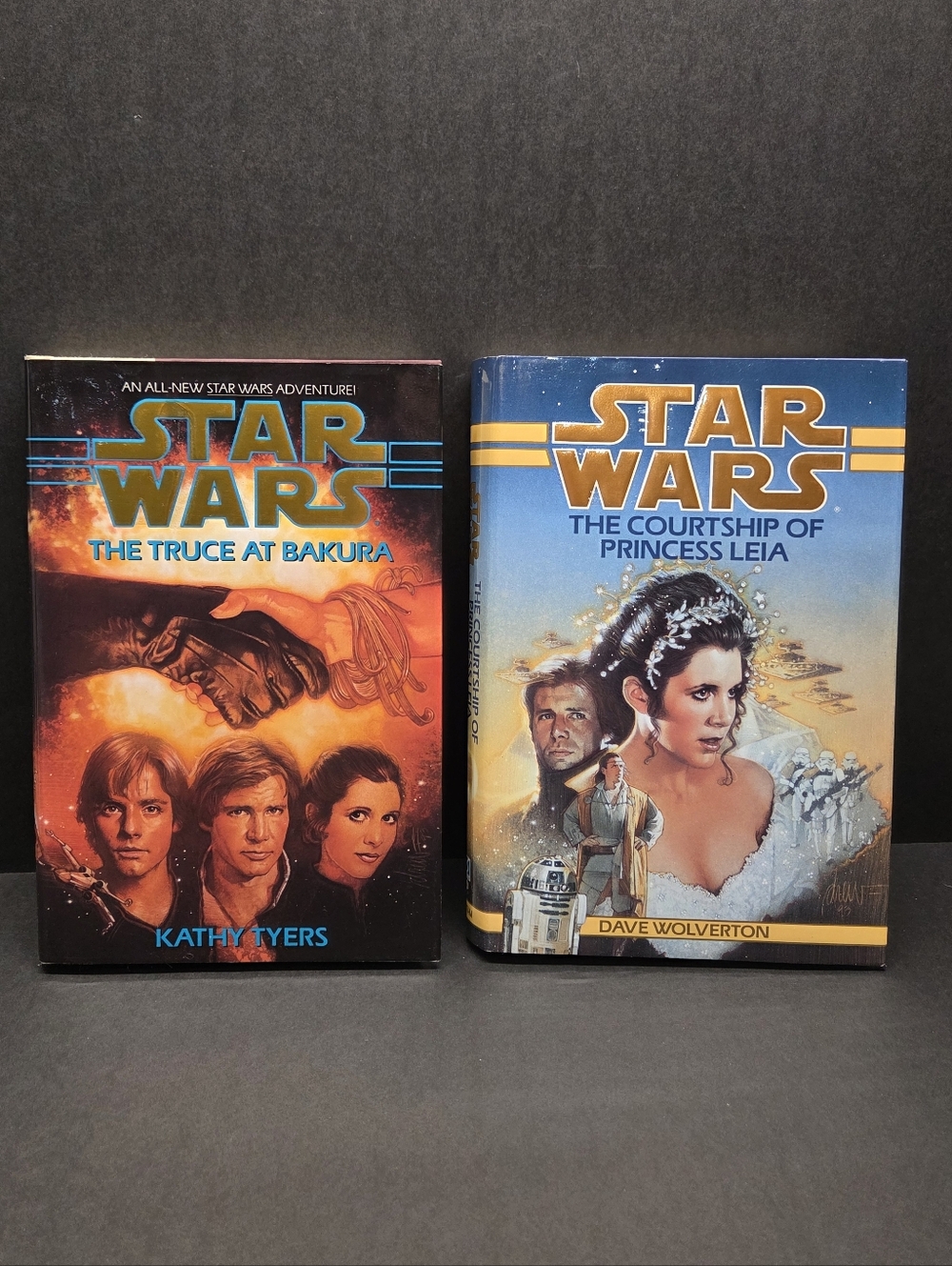 Lot Of 2 Star Wars HC The Truce At Bakura & The Courtship Of Princess Leia 1994